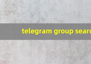 telegram group search